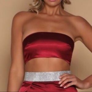 Meshki Luella Satin Bandeau
